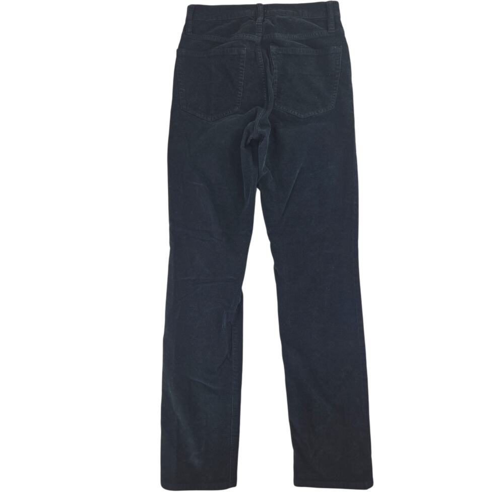 J.Crew | Black 9" Vintage Straight Corduroy Pants | Size 26T (Tall) - Picture 4 of 5